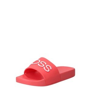 BOSS Kidswear Plážové / kúpacie topánky  oranžovo červená / biela