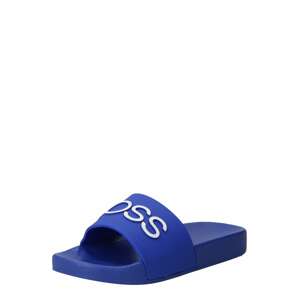 BOSS Kidswear Plážové / kúpacie topánky  kráľovská modrá / biela
