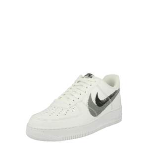 Nike Sportswear Nízke tenisky 'AIR FORCE 1 07'  sivá / čierna / biela
