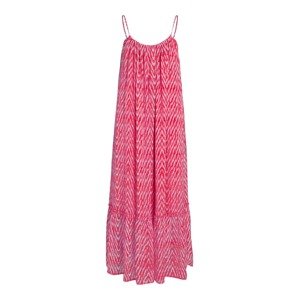 VILA Letné šaty 'Falia Kira'  ružová / biela
