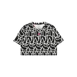 ADIDAS SPORTSWEAR Funkčné tričko 'Brand Love Print  '  ružová / čierna / biela