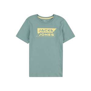 Jack & Jones Junior Tričko 'SHEAR'  svetložltá / nefritová
