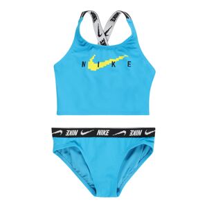 Nike Swim Športové plavky  modrozelená / limetová / čierna / biela