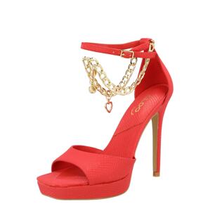 ALDO Remienkové sandále 'PRISILLA'  zlatá / červená