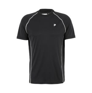 FILA Funkčné tričko 'LEXOW'  čierna / biela