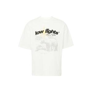 Low Lights Studios Tričko 'Ice Bear'  krémová / žltá / svetlosivá / čierna