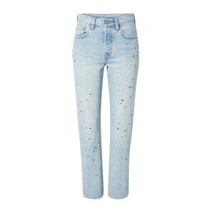 LEVI'S ® Džínsy '501 Jeans For Women'  modrá / modrá denim / strieborná / priehľadná