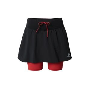 ODLO Športová sukňa 'X-Alp'  červená / čierna