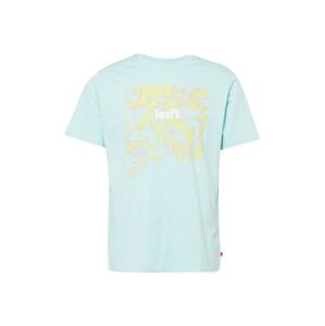 LEVI'S Tričko  pastelovo modrá / pastelovo žltá / biela