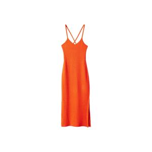 MANGO Pletené šaty 'Clara'  oranžová