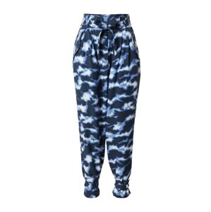 Pepe Jeans Plisované nohavice 'EVANI'  námornícka modrá / svetlomodrá / biela
