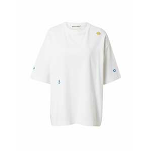 ARMEDANGELS Oversize tričko 'LAURI'  modrá / žltá / biela