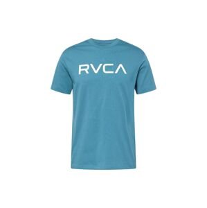 RVCA Tričko  modrosivá / biela