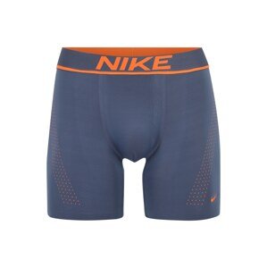 NIKE Športové nohavičky  modrosivá / oranžová
