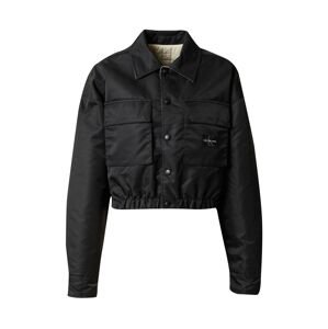 Calvin Klein Jeans Prechodná bunda  farba ťavej srsti / čierna