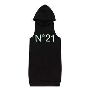 N°21 Šaty  svetlozelená / čierna