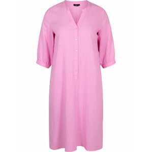 Zizzi Košeľové šaty 'VFLEX'  ružová