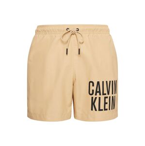 Calvin Klein Underwear Plavecké šortky  hnedá / čierna