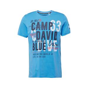 CAMP DAVID Tričko  námornícka modrá / svetlomodrá / biela