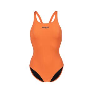 ARENA Športové jednodielne plavky 'Team Pro'  svetlooranžová / čierna