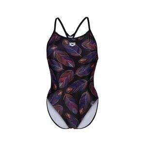 ARENA Športové jednodielne plavky  zmiešané farby / čierna