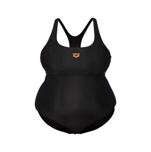 ARENA Športové jednodielne plavky 'SOLID CONTROL PRO BACK PLUS'  oranžová / čierna