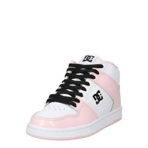 DC Shoes Členkové tenisky 'MANTECA'  ružová / čierna / biela