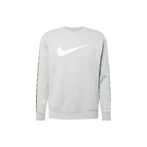 Nike Sportswear Mikina  neónovo žltá / sivá melírovaná / čierna / biela
