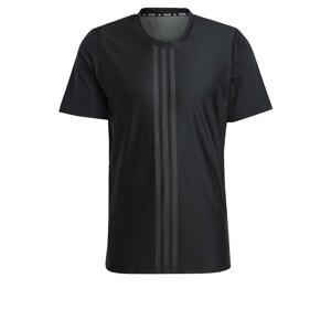 ADIDAS PERFORMANCE Funkčné tričko 'Hiit Workout 3-Stripes'  sivá / čierna