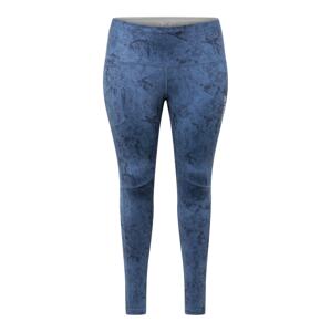 ADIDAS TERREX Športové nohavice 'Multi Allover Print '  námornícka modrá / námornícka modrá / sivá