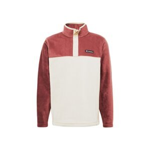 COLUMBIA Športový sveter  pastelovo červená / čierna / biela