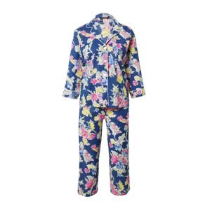 Lauren Ralph Lauren Pyžamo  námornícka modrá / žltá / zelená / ružová