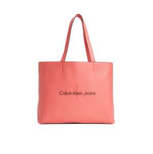 Calvin Klein Jeans Shopper  pastelovo červená / čierna