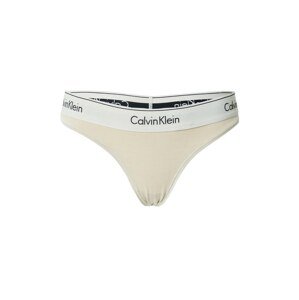 Calvin Klein Underwear Tangá  nebielená / svetlosivá / čierna / biela
