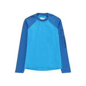 COLUMBIA Funkčné tričko 'Sandy Shores'  azúrová / kráľovská modrá / čierna