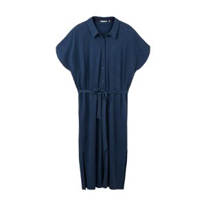 Tom Tailor Women + Košeľové šaty  námornícka modrá