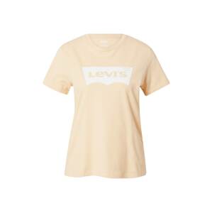 LEVI'S Tričko  pastelovo oranžová / biela