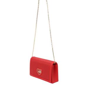 Love Moschino Listová kabelka  zlatá / červená