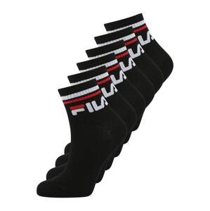 FILA Športové ponožky  grenadínová / čierna / biela