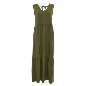 Threadbare Letné šaty 'Byers Tiered'  olivová