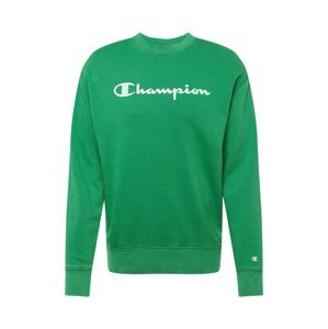 Champion Authentic Athletic Apparel Mikina  trávovo zelená / svetlozelená / prírodná biela
