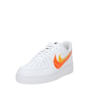 Nike Sportswear Nízke tenisky 'AIR FORCE 1 07'  zlatá žltá / oranžová / biela