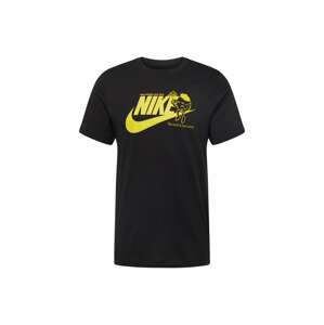Nike Sportswear Tričko  žltá / čierna