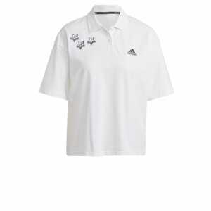ADIDAS SPORTSWEAR Funkčné tričko 'Scribble Embroidery'  čierna / biela