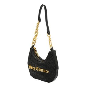 Juicy Couture Kabelka na rameno 'Pavè Party Baguette'  zlatá / čierna
