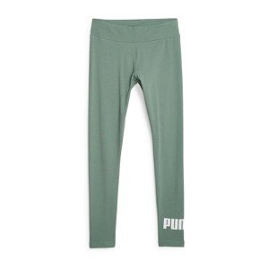 PUMA Športové nohavice  pastelovo zelená / biela