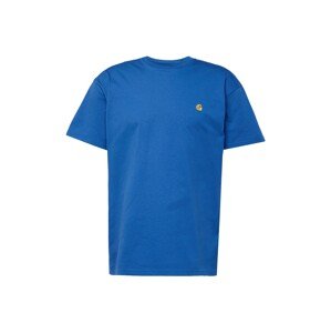 Carhartt WIP Tričko 'Chase'  modrá / zlatá žltá
