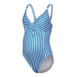 MAMALICIOUS Jednodielne plavky 'Zaga'  modrá / biela