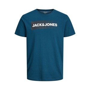 Jack & Jones Plus Tričko  modrá / čierna / biela
