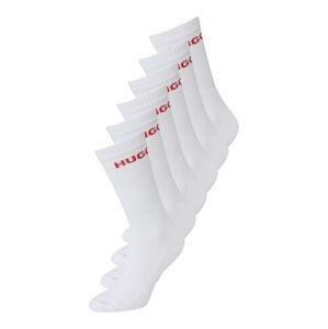 HUGO Ponožky  ohnivo červená / biela